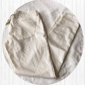 Indigo Rein cream skinny jeans